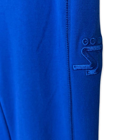 Shane Justin Track Star Blue Leggings Size XS NWT - Picture 7 of 10